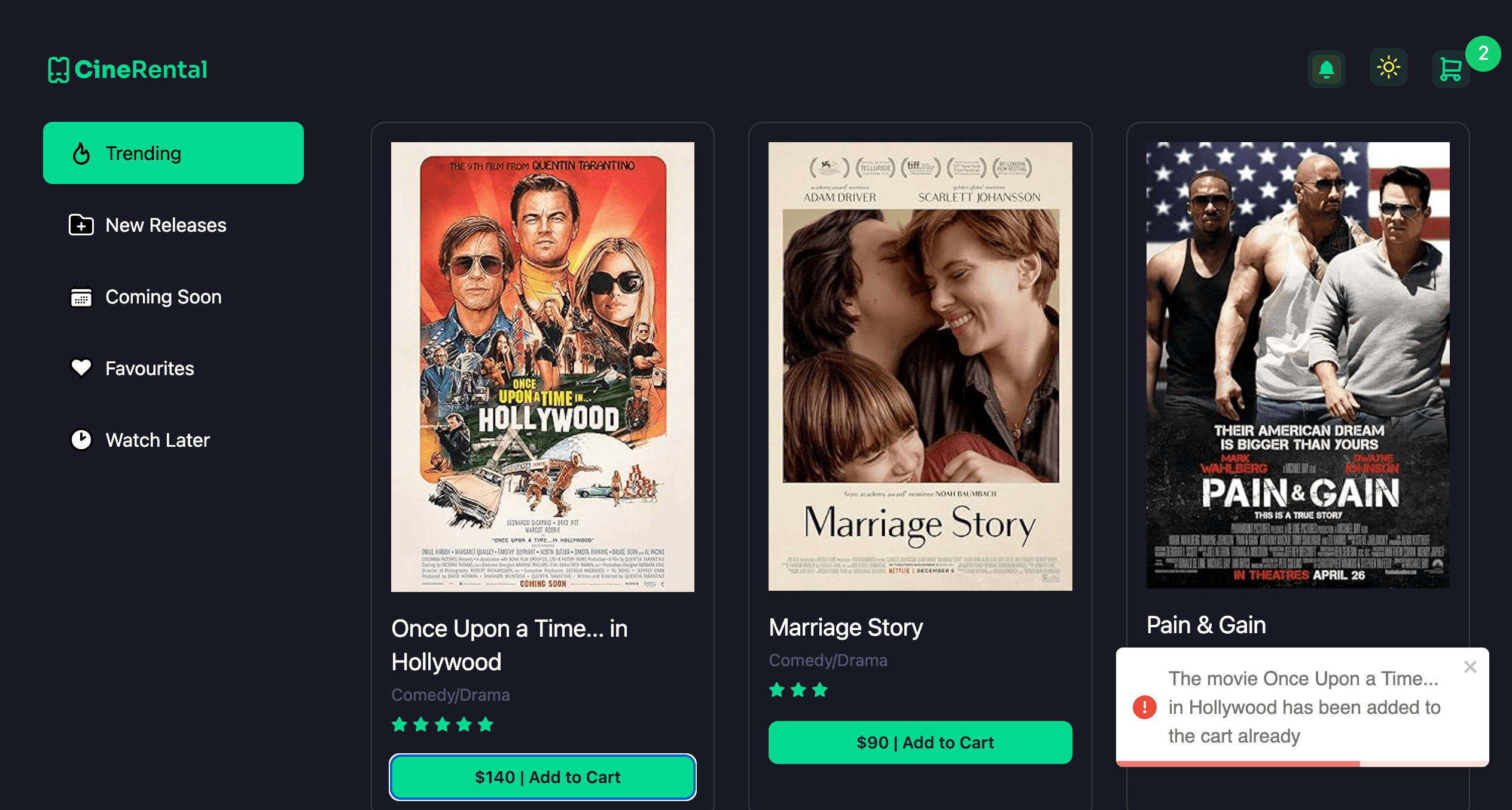 Cart Functionality image 2