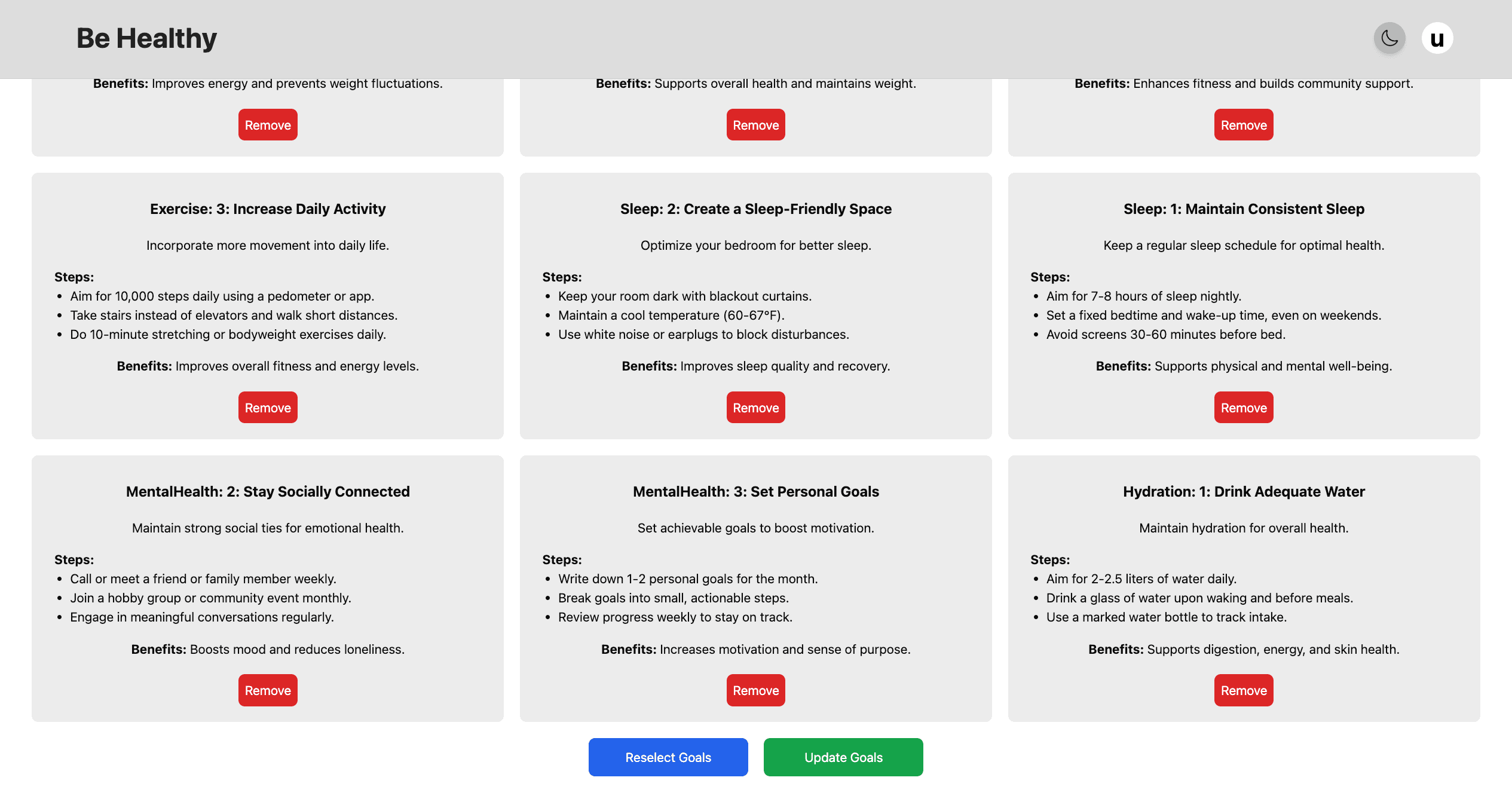 Wellness Goal Setting image 1