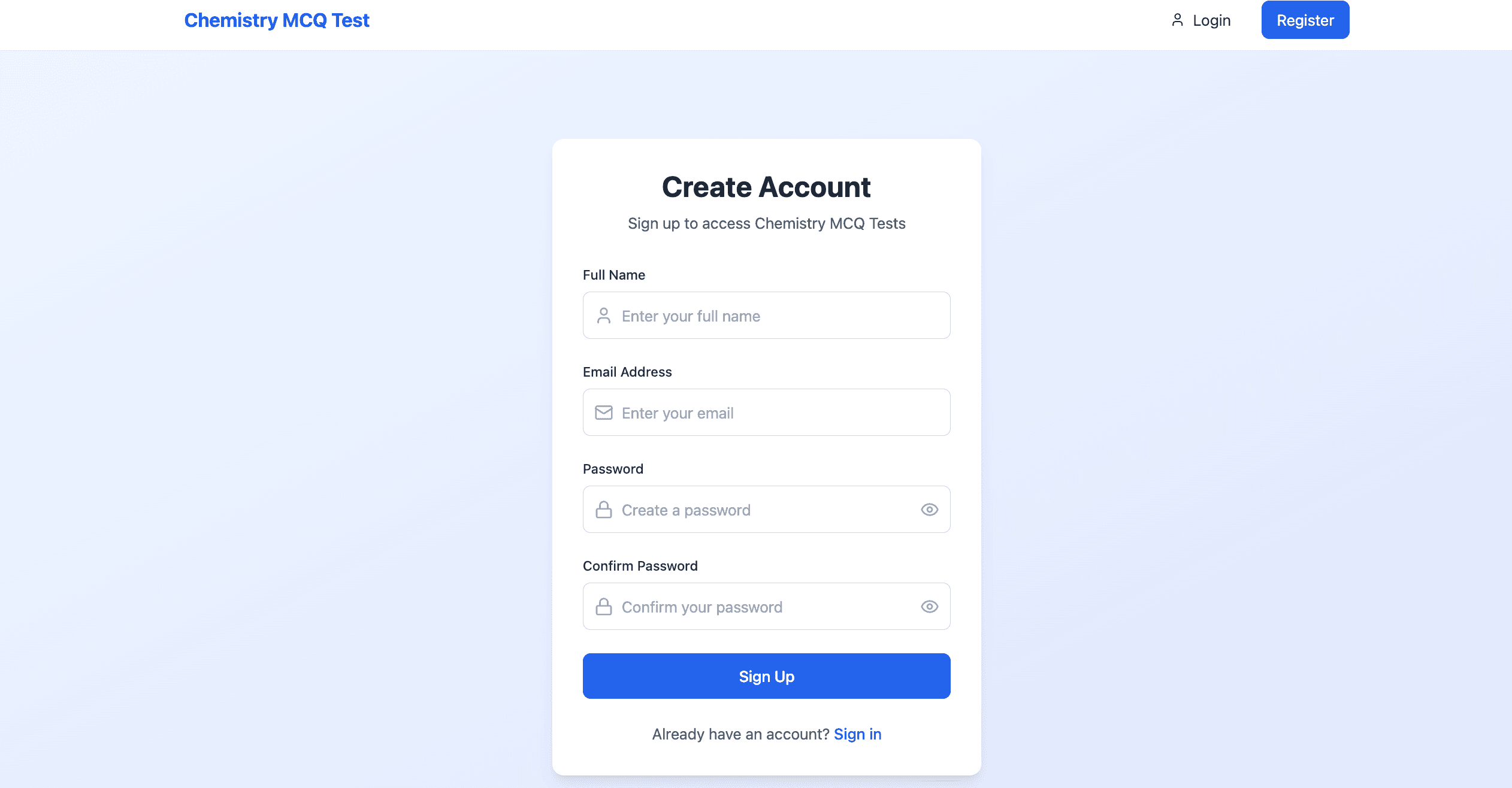 Landing Page & Authentication image 2