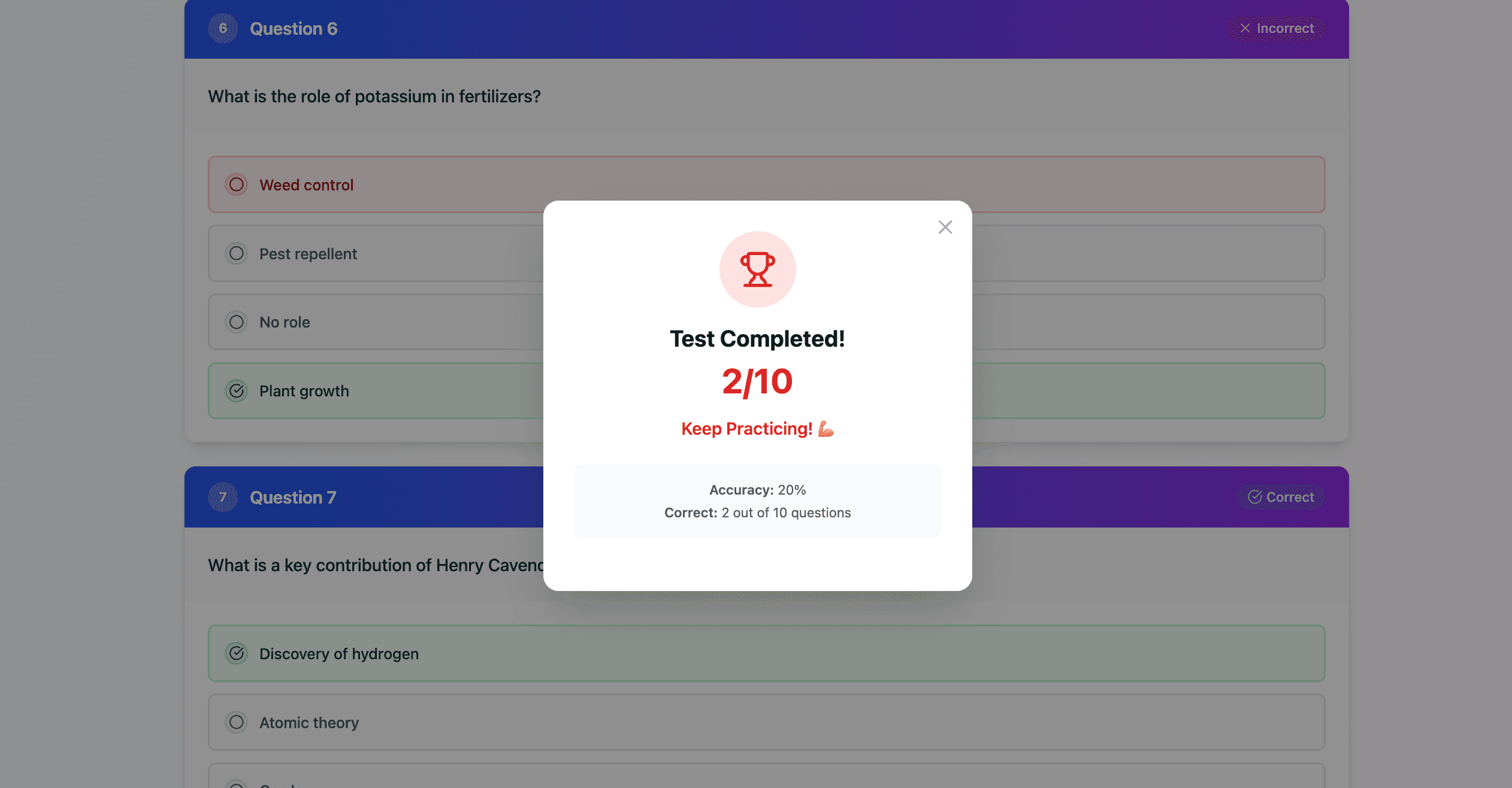 MCQ Test System with Timer image 2