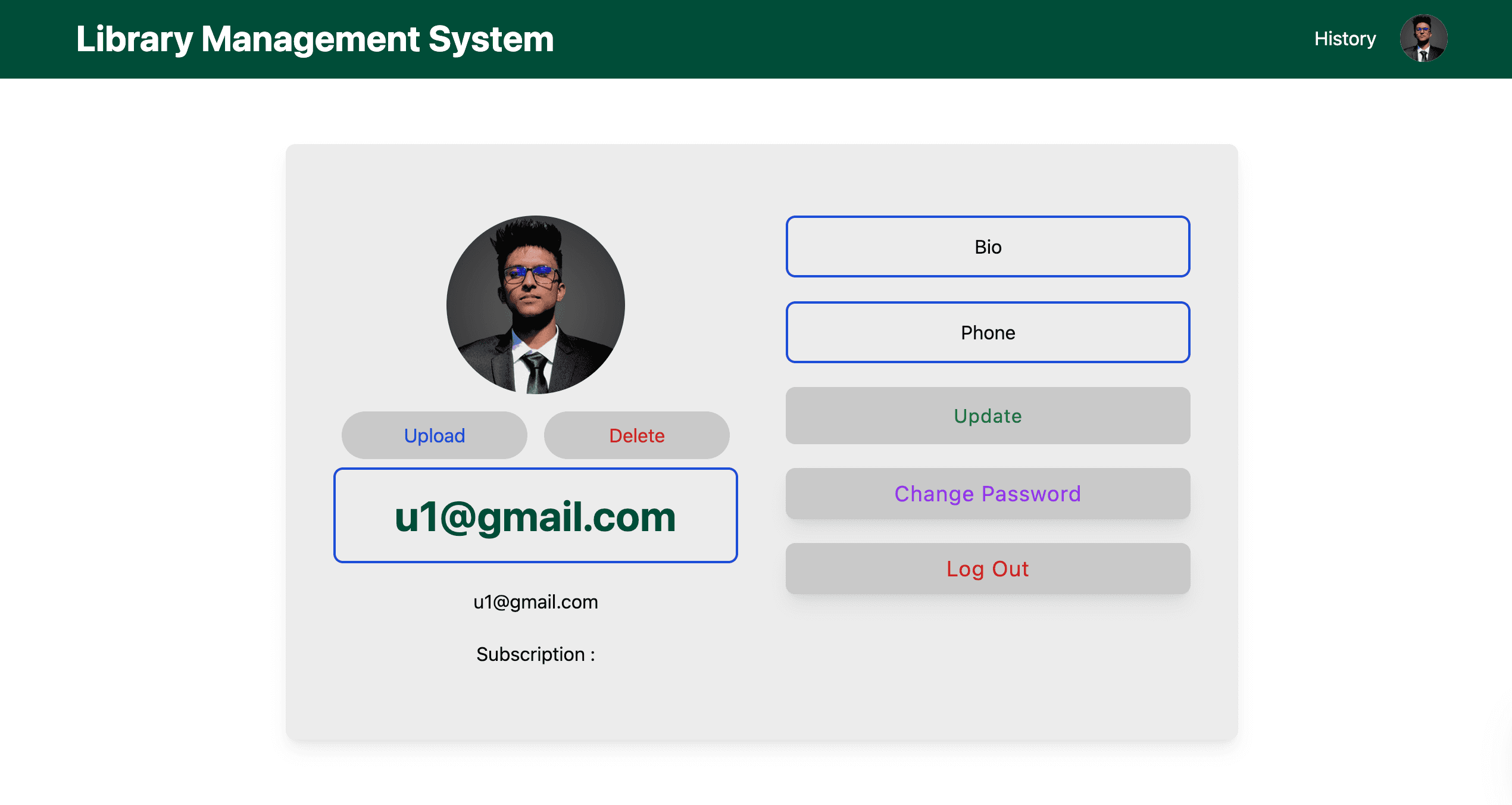 Profile Route (/profile) image 1
