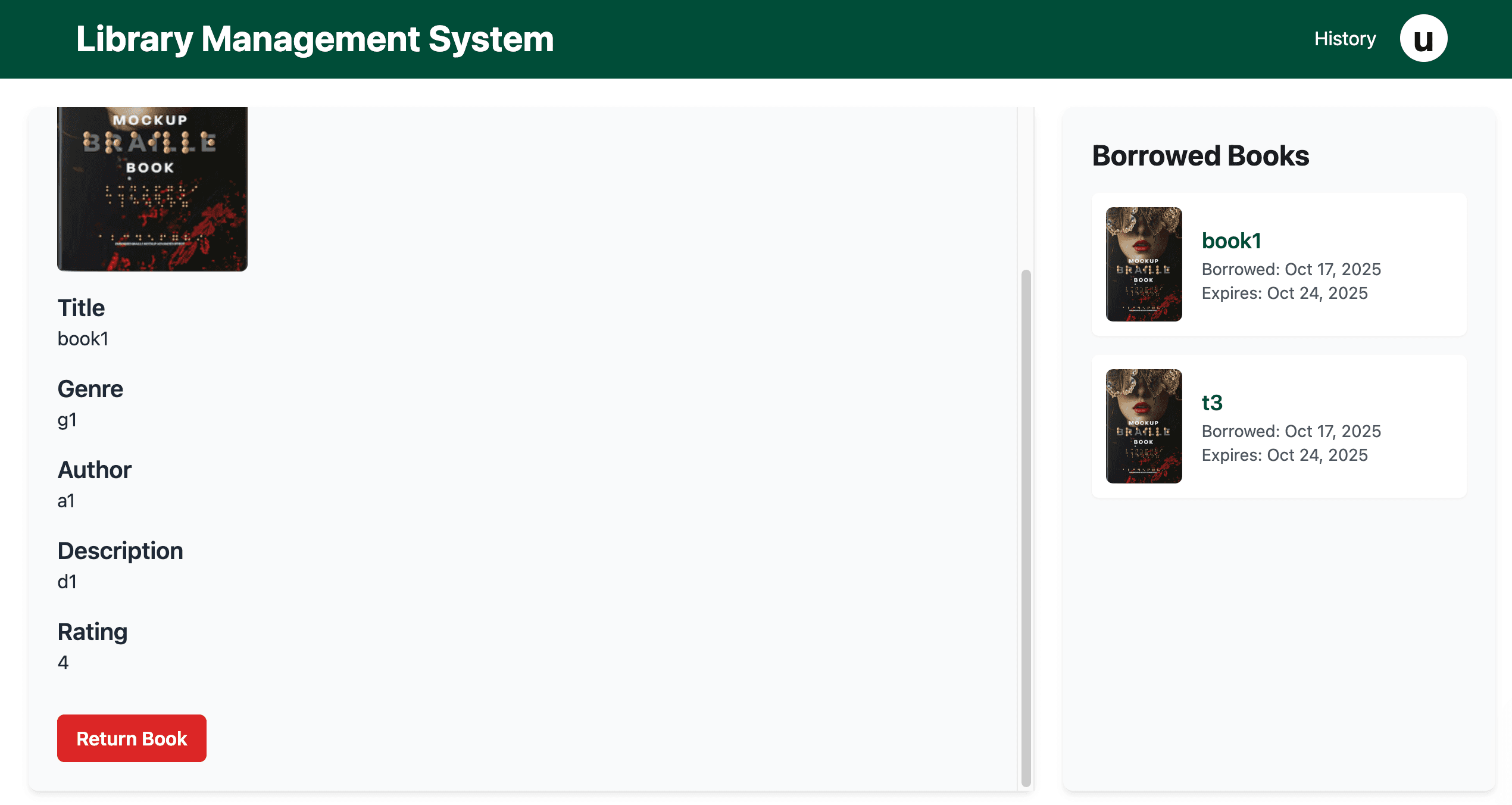 User Book Interaction (/user Route) image 2