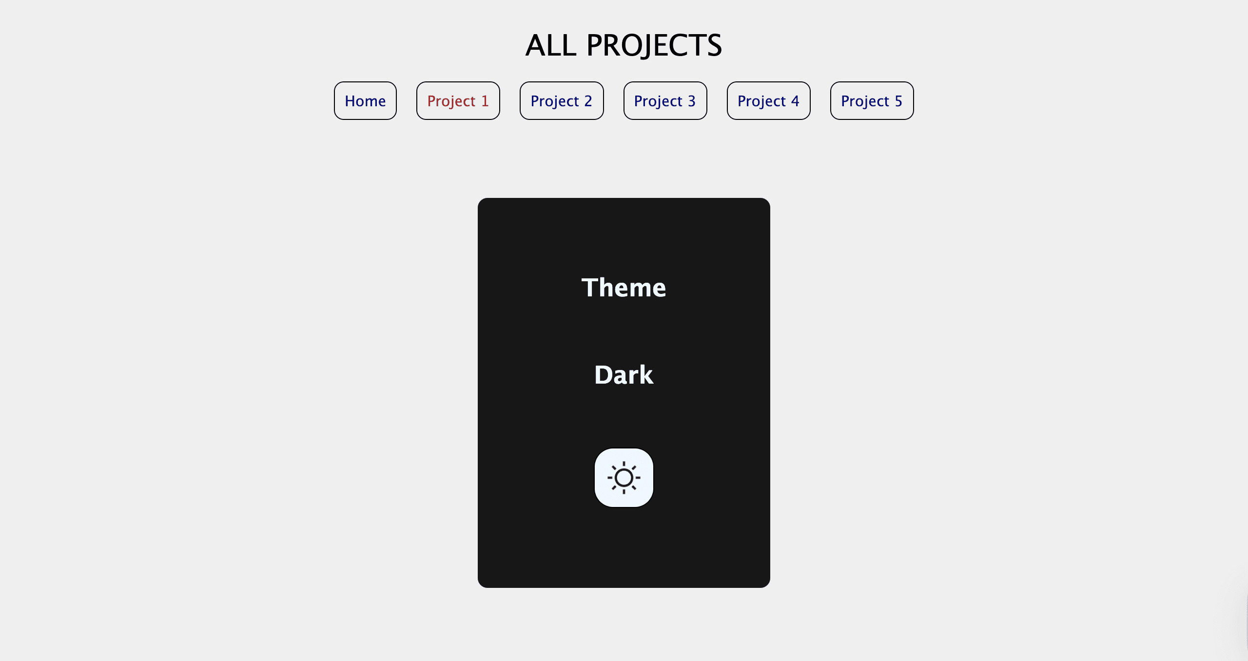 Project One: Theme Changer image 1