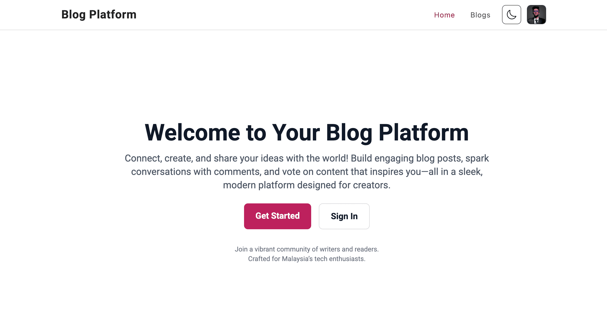 Blog Platform