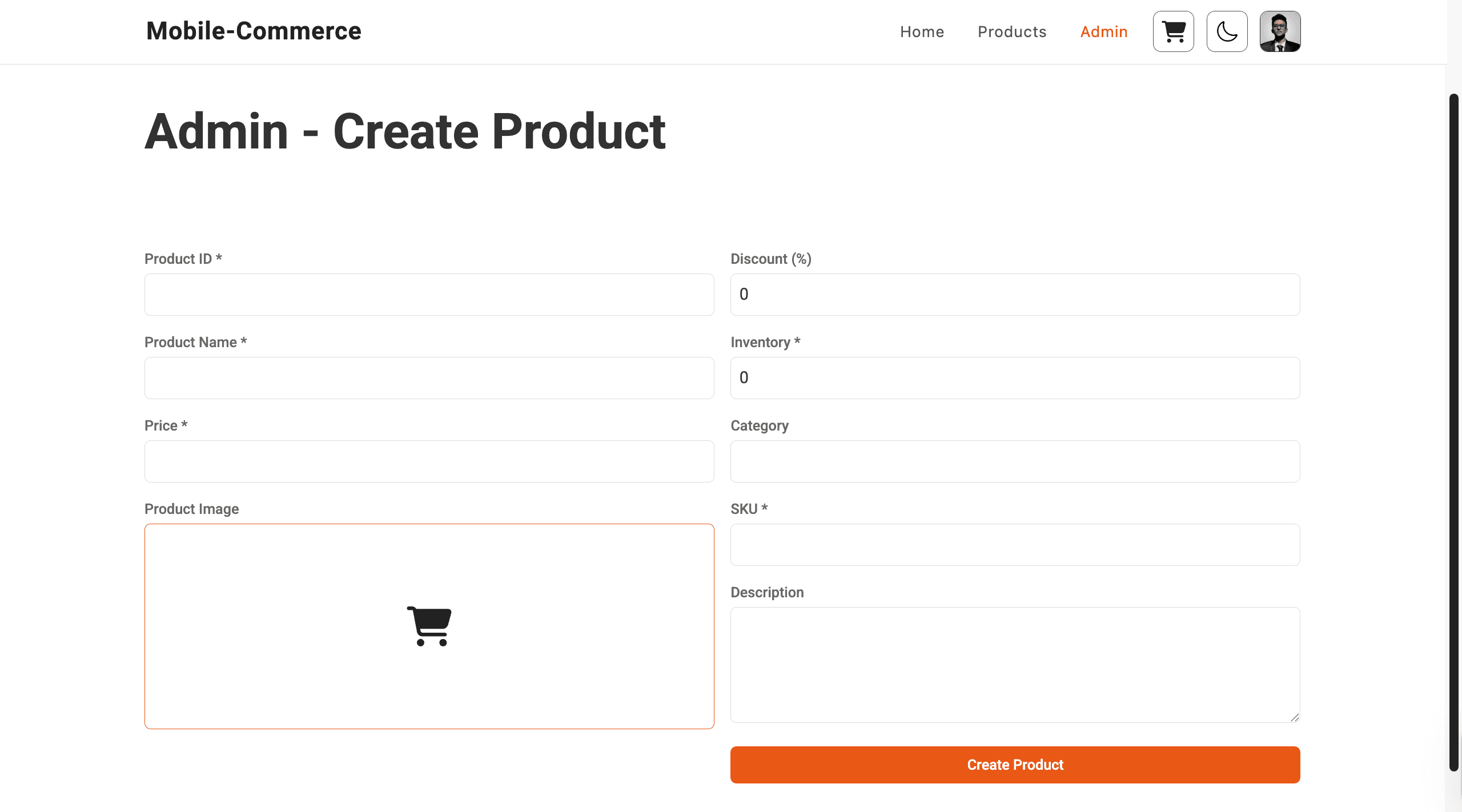 Admin Dashboard (/admin Route) image 1