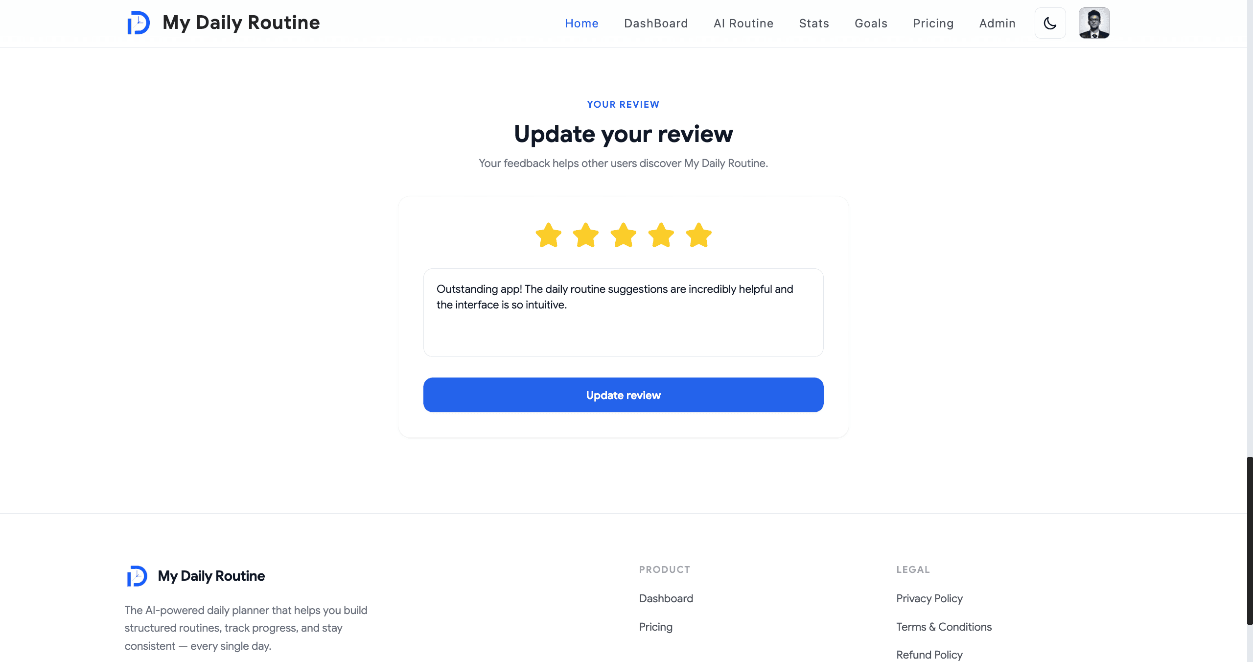 Admin Tooling — Users, Feedback, Moderation image 2