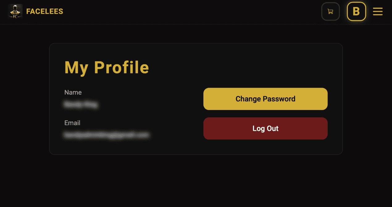Admin Personal Profile & Security (/profile) image 1