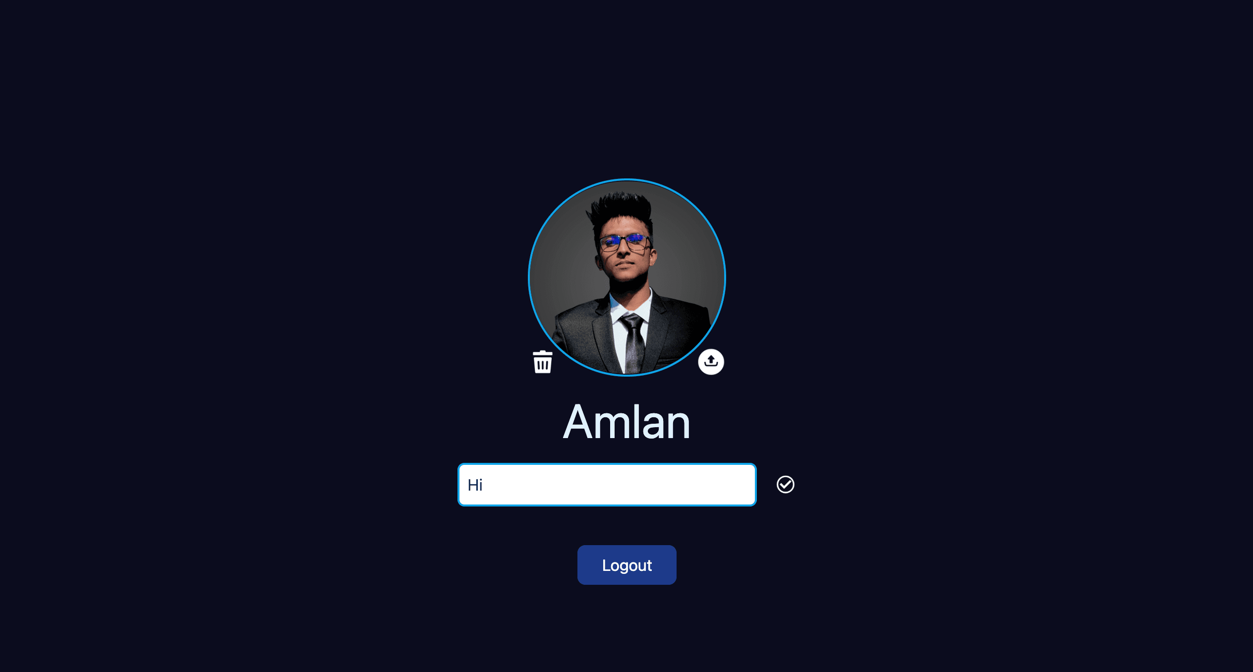 Home Route: User Profile image 1